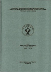 Pengaruh Partisipasi Program Beasiswa Habibie Terhadap Peningkatan Potensi Diri Pada Ikatan Alumni Program Habibie (IABIE)