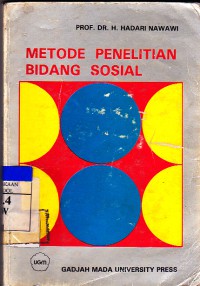 Image of Metode Penelitian Bidang Sosial