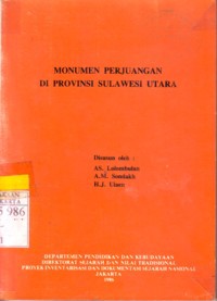 Monumen Perjuangan Di Provinsi Sulawesi Utara