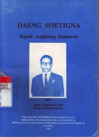 Daeng Soetigna Bapak Angklung Indonesia