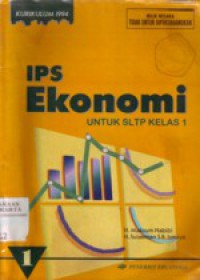 IPS Ekonomi : Untuk SLTP Kelas 1