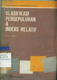 Klasifikasi Persepuluhan & Indeks Relatif