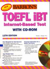 TOEFL IBT Internet-Based Test WITH CD-ROM 12th Edition