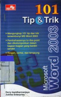101 Tip dan Trik Microsoft Word 2003