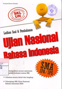 Latihan Soal & Pembahasan Ujian Nasional Bahasa Indonesia SMA IPA/IPS