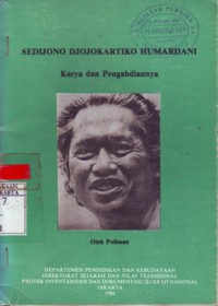 Sedijono Djojokartiko Humardani : Karya dan Pengabdiannya