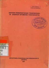 Sistem Pemerintahan Tradisional Di Daerah Istimewa Yogyakarta